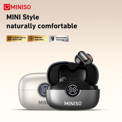 Experience Superior Sound with MINISO MS105 Wireless Bluetooth 6.0 Earbuds - Perfect for Office, Sports, and Gaming!