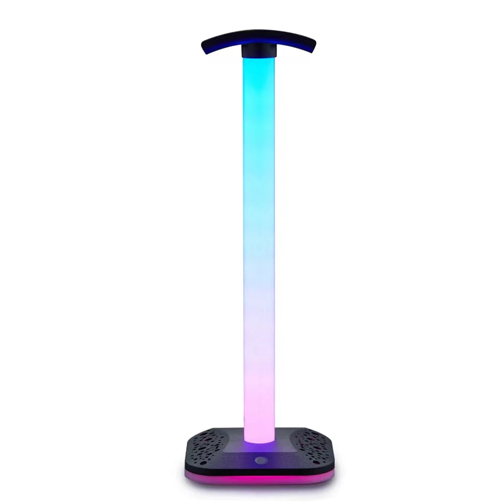 Elevate Your Gaming Setup with the RGB Gaming Headphone Stand - Stylish Desktop Earphone Holder for Gamers