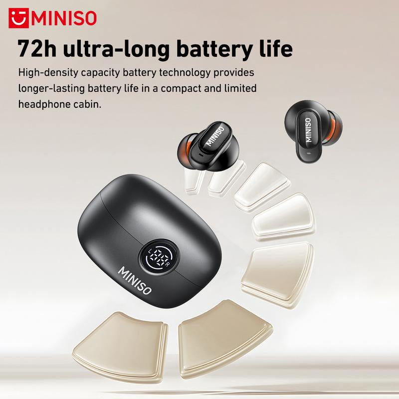 Experience Superior Sound with MINISO MS105 Wireless Bluetooth 6.0 Earbuds - Perfect for Office, Sports, and Gaming!