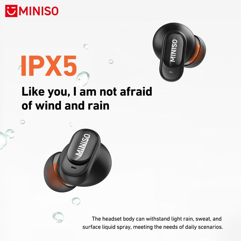 Experience Superior Sound with MINISO MS105 Wireless Bluetooth 6.0 Earbuds - Perfect for Office, Sports, and Gaming!