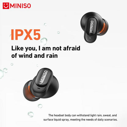 Experience Superior Sound with MINISO MS105 Wireless Bluetooth 6.0 Earbuds - Perfect for Office, Sports, and Gaming!